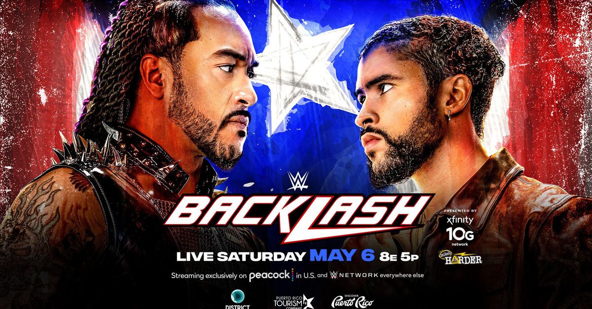 Bad Bunny's WWE Return and Backlash Match Set