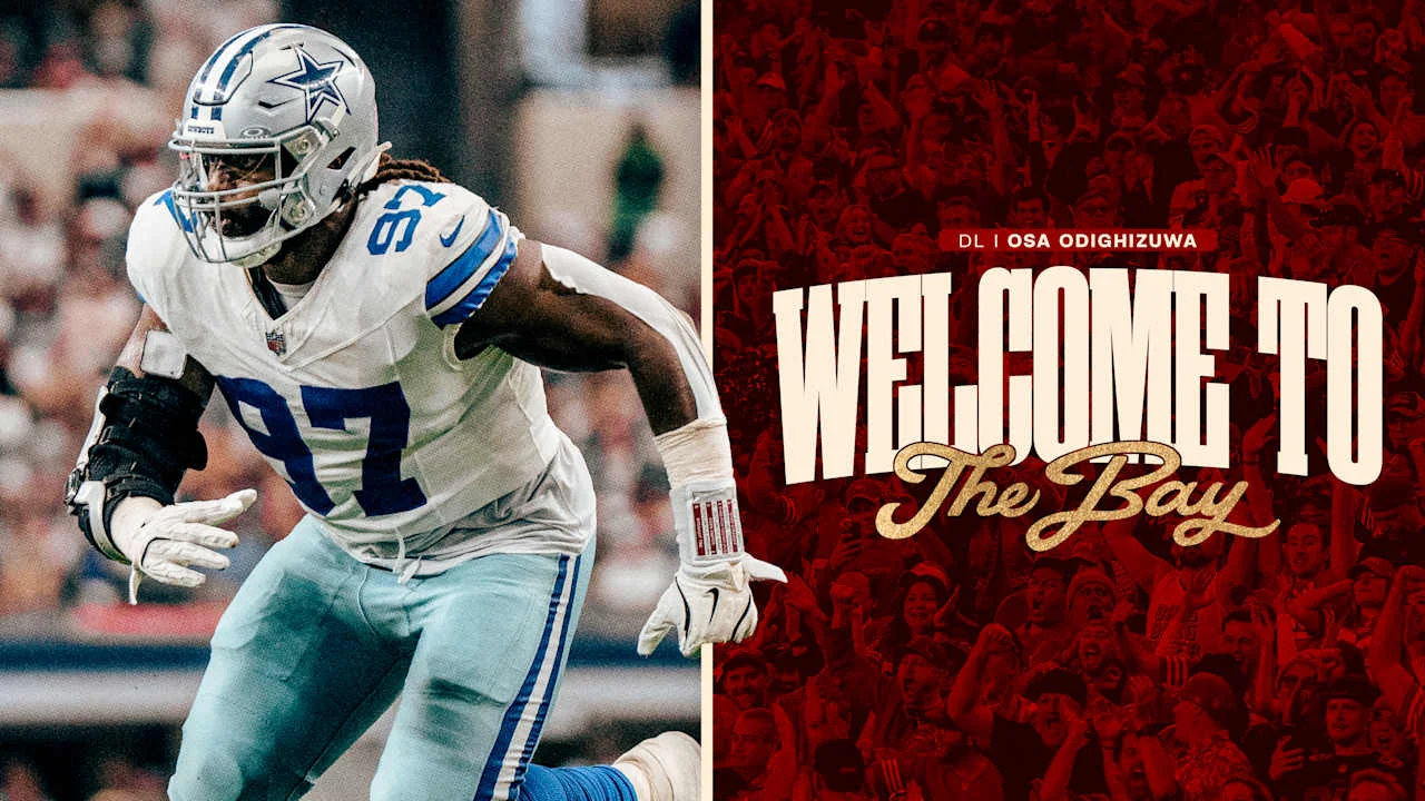 49ers land Osa Odighizuwa in Cowboys trade for 2026 third-round pick