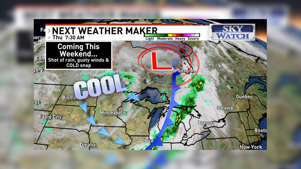 Weather Update: Rain, Wind, and Cold Temperatures Expected this Weekend