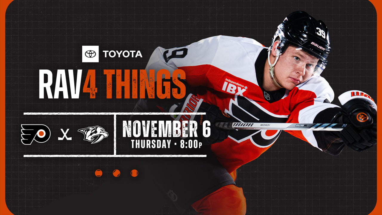 Featured image for Flyers Secure 3-1 Victory Over Predators in Nashville