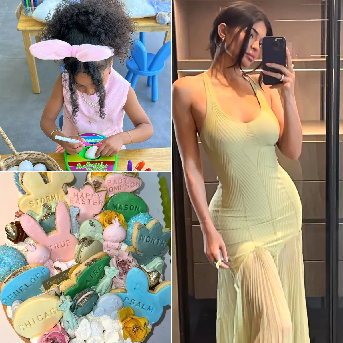 Featured image for Kardashian-Jenner Easter 2023: Brunch, Fashion, Controversies, and Cute Bunnies.