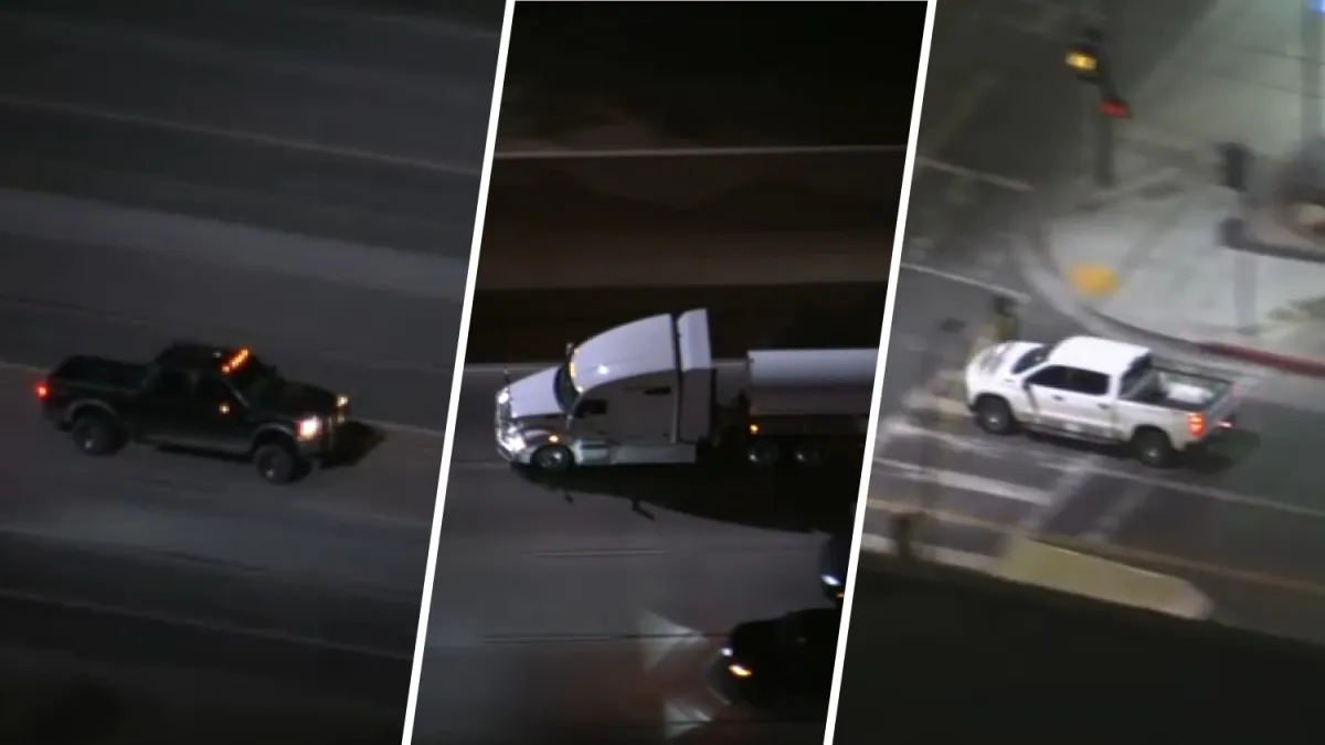 Featured image for Suspects steal three vehicles, including big rig, in LA carjacking spree
