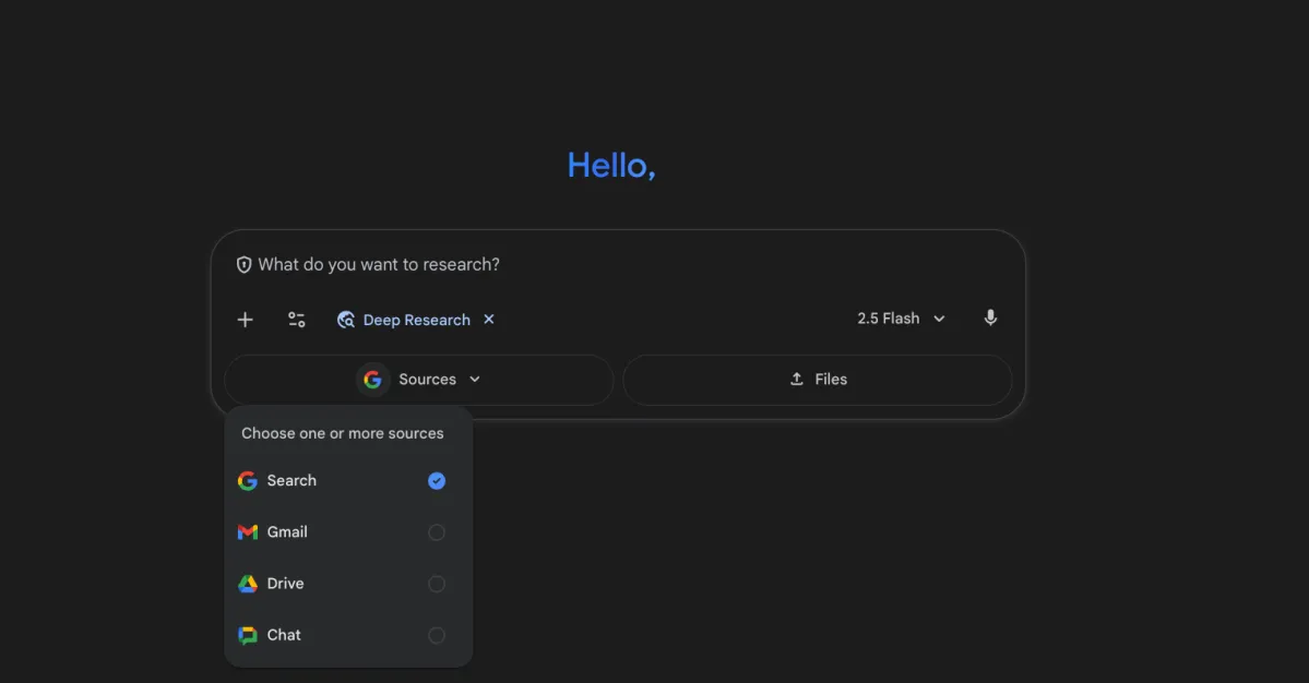 Featured image for Google Gemini Deep Research Now Fully Integrates with Gmail, Drive, and Chat