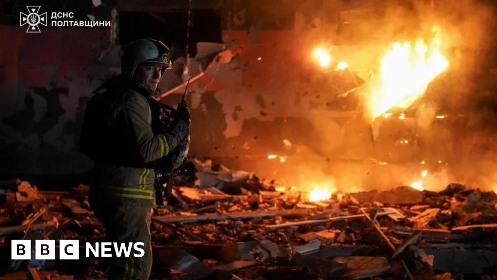 Ukraine hit by broad overnight barrage as casualties rise