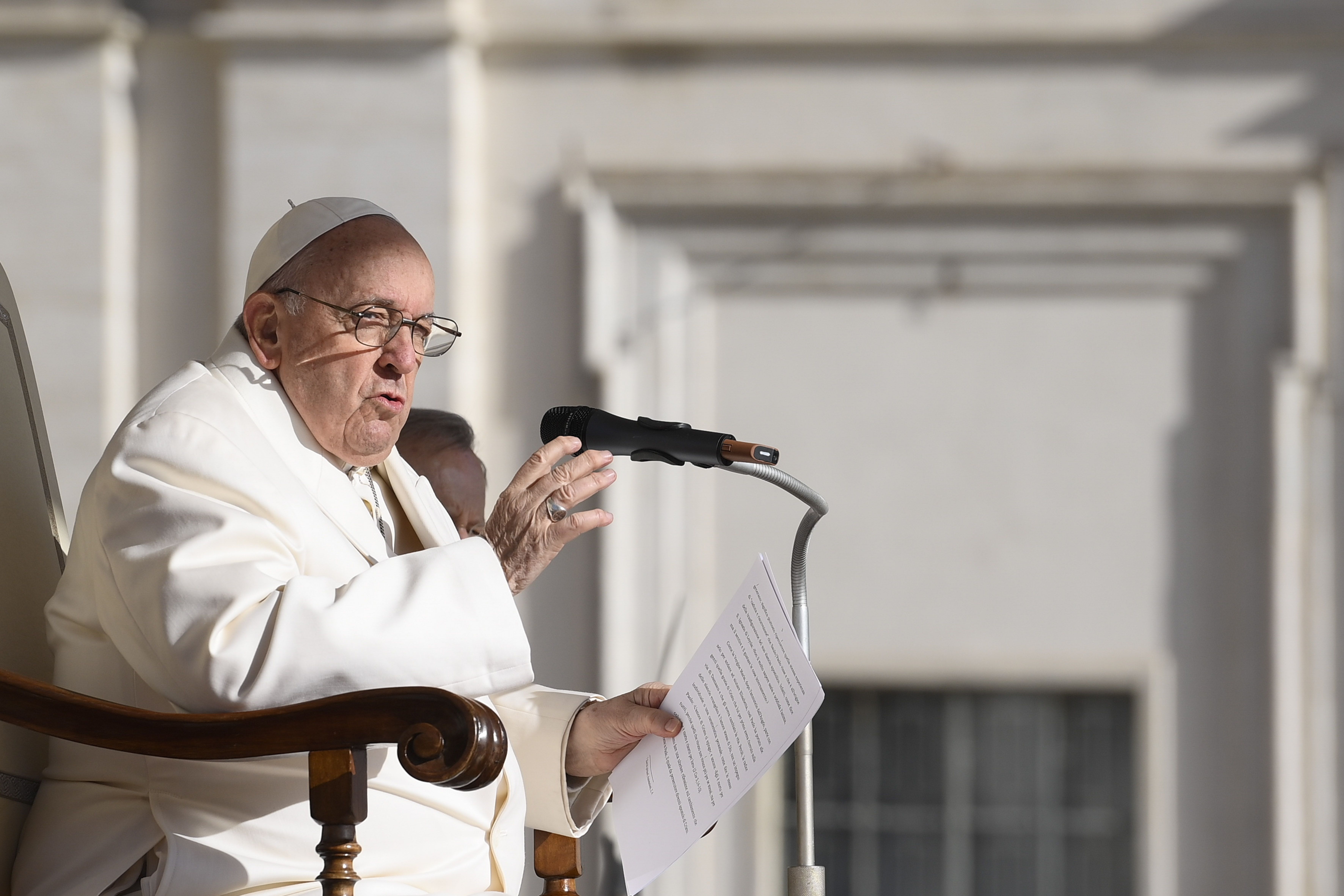 Pope Francis recovering from bronchitis infection in hospital.