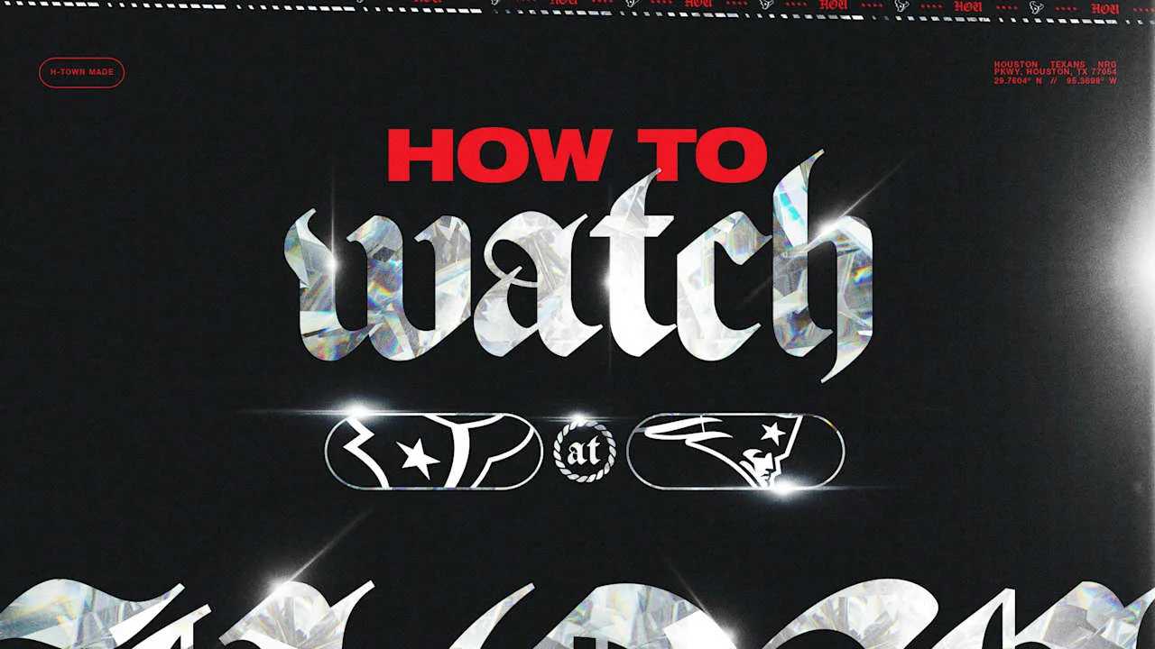 Texans at Patriots: Your Guide to Watching, Streaming, and Listening