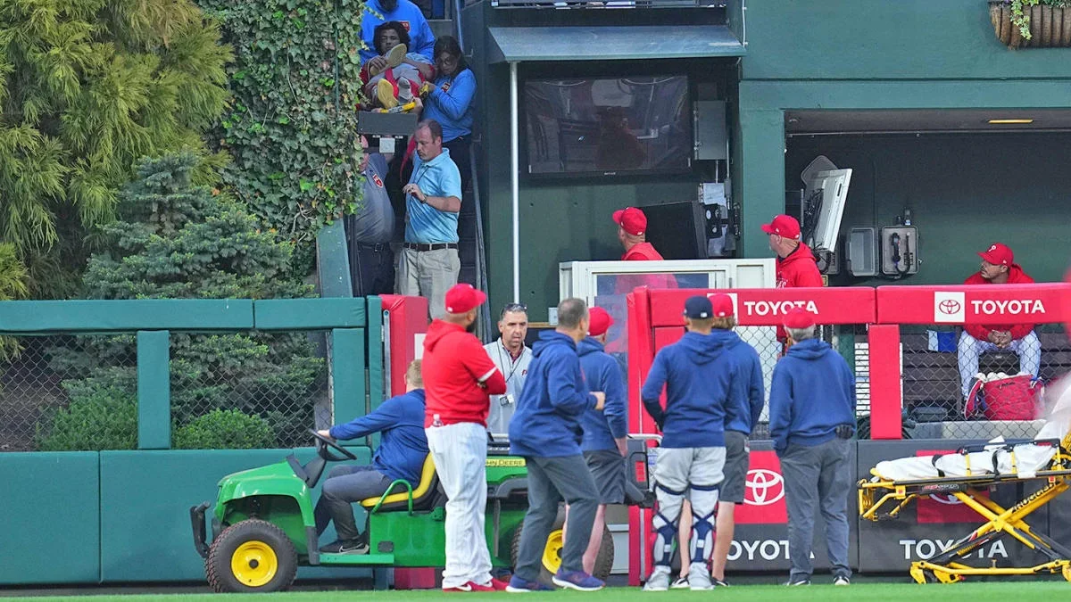 Fan's Fall into Red Sox Bullpen Delays Game Against Phillies