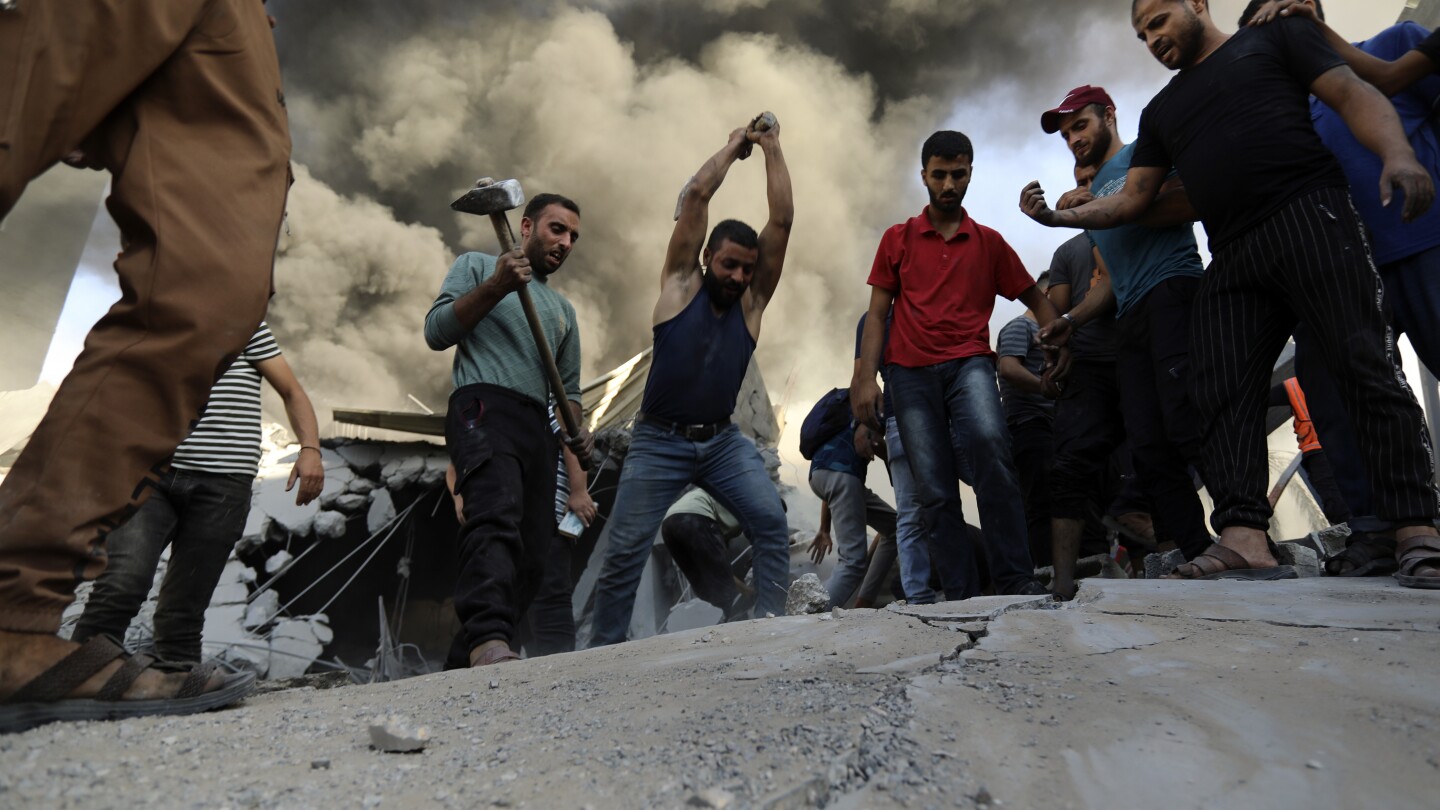 "Israel-Hamas Conflict: Deadly Airstrikes Target Gaza Refugee Camps"