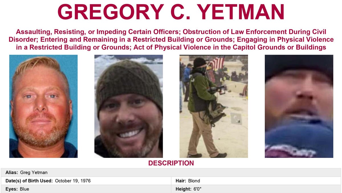 Featured image for FBI Offers $10K Reward in Ongoing Manhunt for Jan. 6 Capitol Riot Suspect in NJ