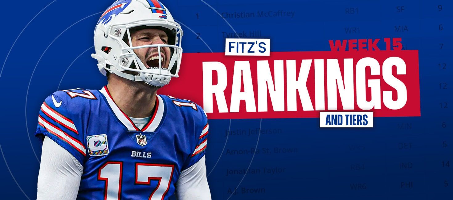 Featured image for Week 15 Fantasy Football: Rankings, Sleepers, and Start/Sit Tips