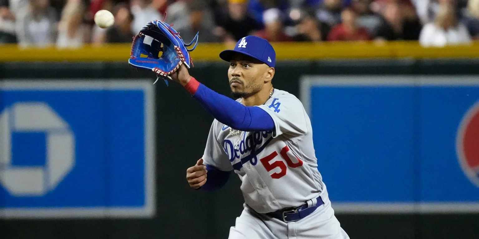 Mookie Betts Takes on New Role as Dodgers Shortstop.