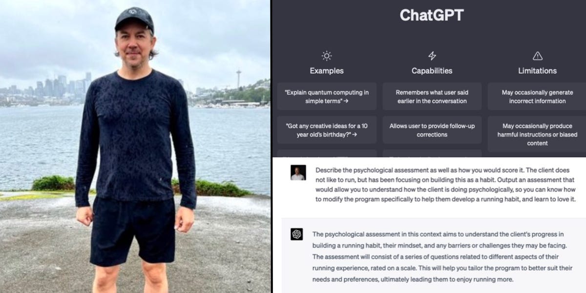 Man loses 26 pounds with AI fitness program.