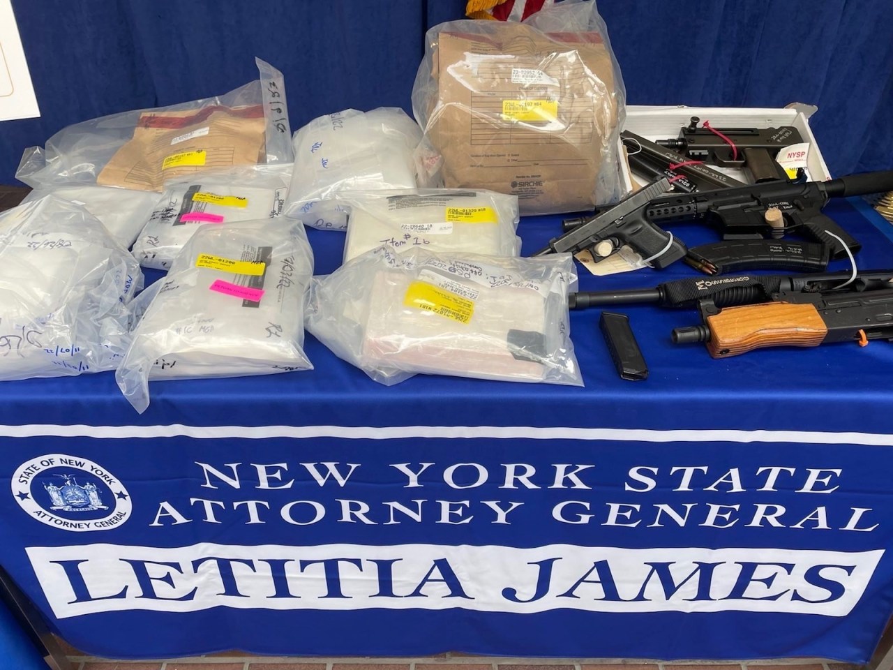 NY Attorney General leads major drug ring takedown, 48 arrested.