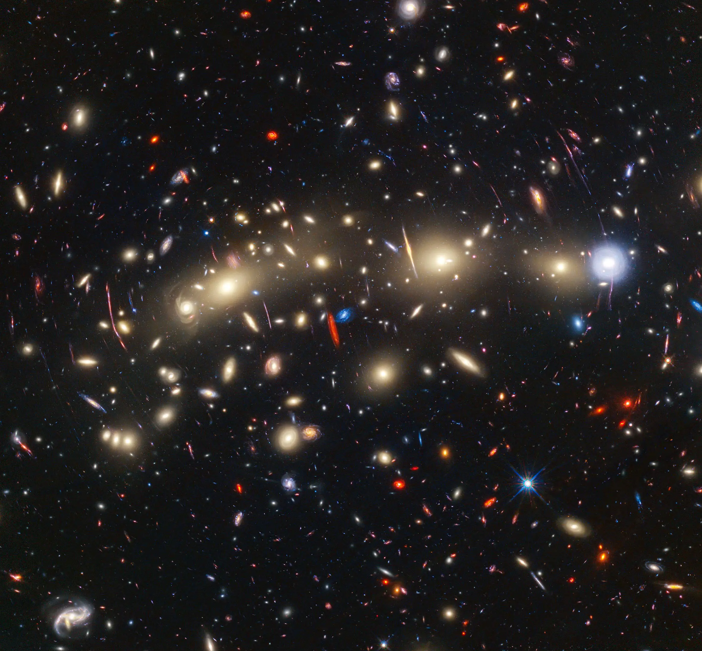 "NASA's Webb and Hubble Unite to Capture Stunning Galactic Collision and Cosmic Christmas Tree"