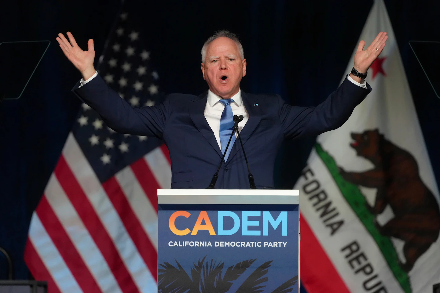 Featured image for Minnesota Governor Urges Democrats to Be More Aggressive Against Trump