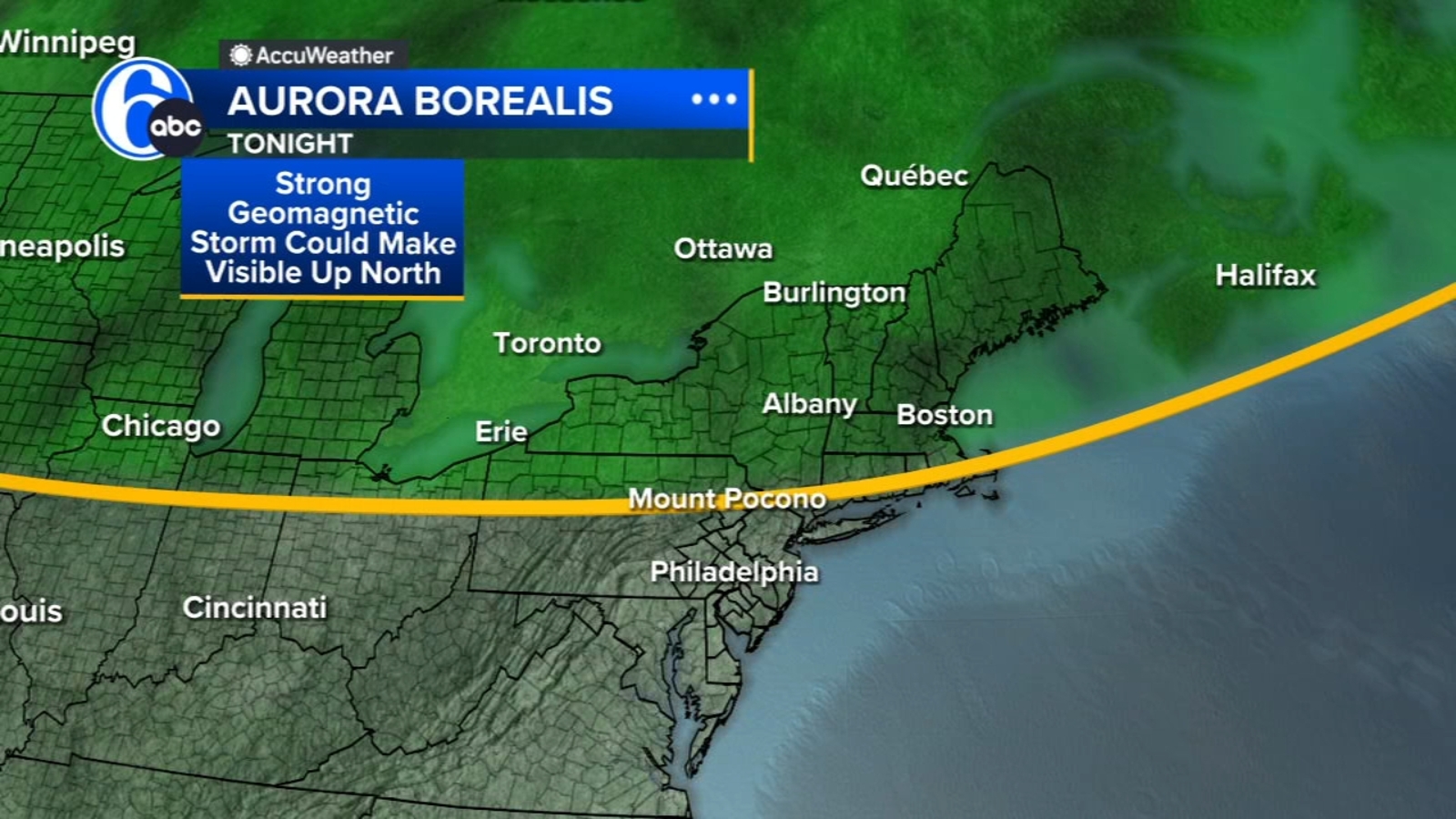 "Rare Geomagnetic Storm to Illuminate Northeastern U.S. with Spectacular Northern Lights Display"