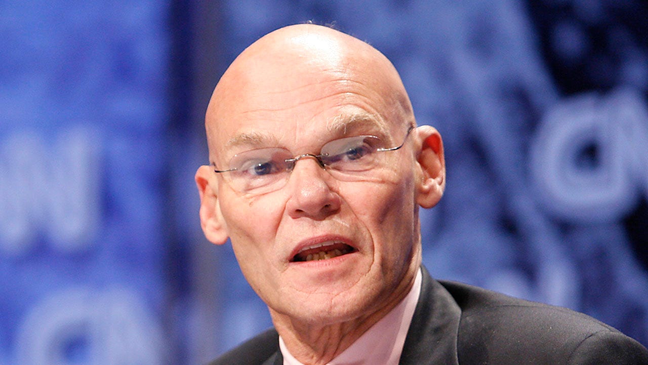 Featured image for James Carville Slams 'No Labels' for Offering Empty Promises to Americans