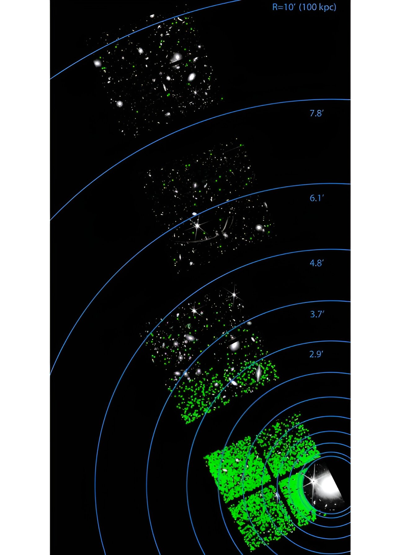 "Discovery: Vast Stellar Halo Encircling Ark 227 Galaxy Unveiled by Astronomers"