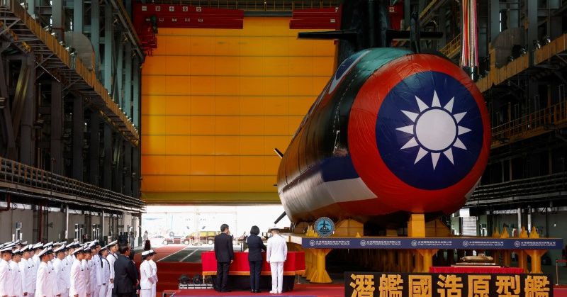 Taiwan's Defense Milestone: First Domestic Submarine Unveiled to Counter China Threat