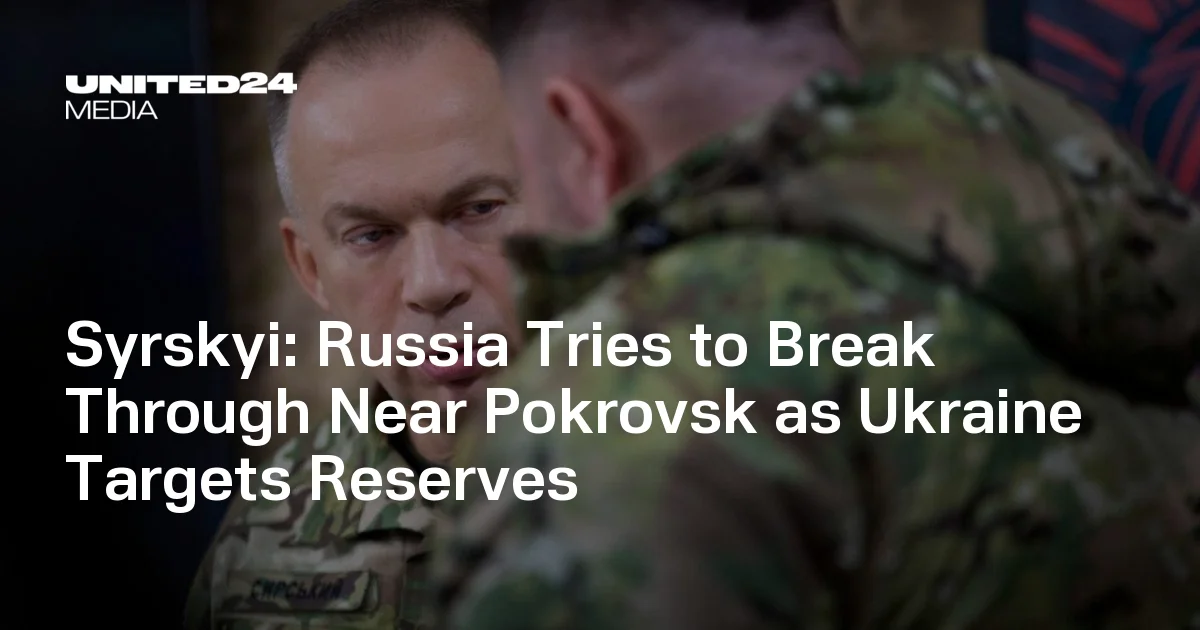 Ukraine Stalls Russian Push Near Pokrovsk, Emphasizes Drones and Reserves