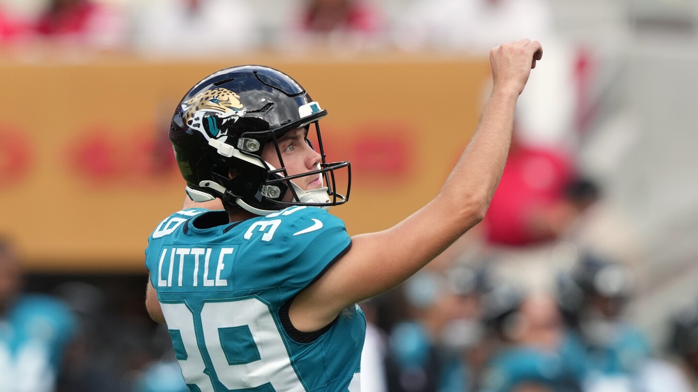 Featured image for Jaguars' Cam Little Breaks NFL Record with 68-Yard Field Goal