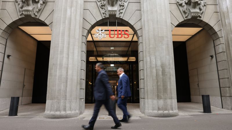 UBS Reports Loss Due to Credit Suisse Takeover
