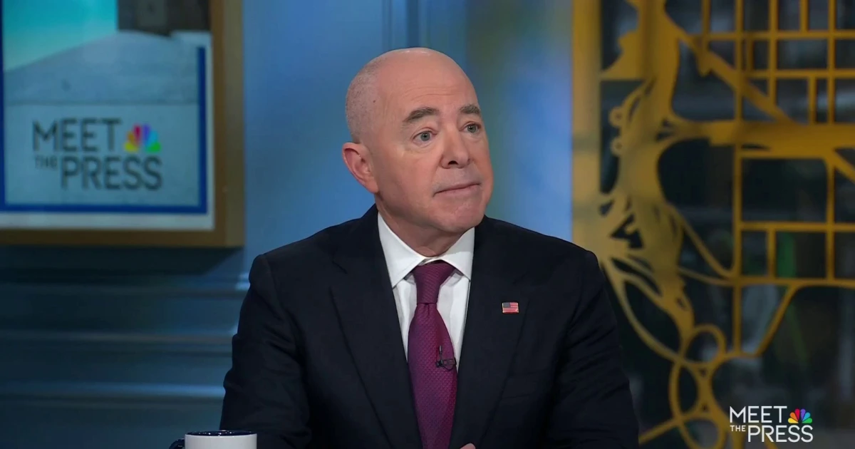 Featured image for "Mayorkas Deflects Blame for Immigration Crisis, Urges Congressional Action"