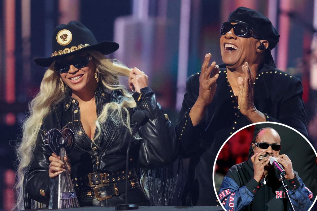 Featured image for "Beyoncé's iHeartRadio Music Awards Triumph: From Honoring Her Kids to Stevie Wonder's Harmonica on 'Jolene' Cover"