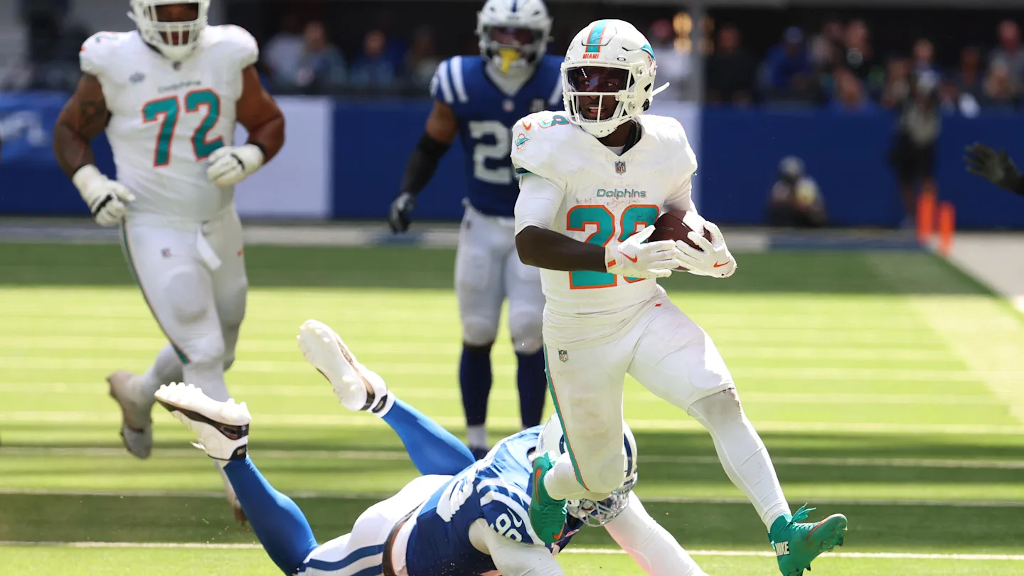 Featured image for Dolphins Suffer Heavy Loss to Colts Amid Defensive Struggles