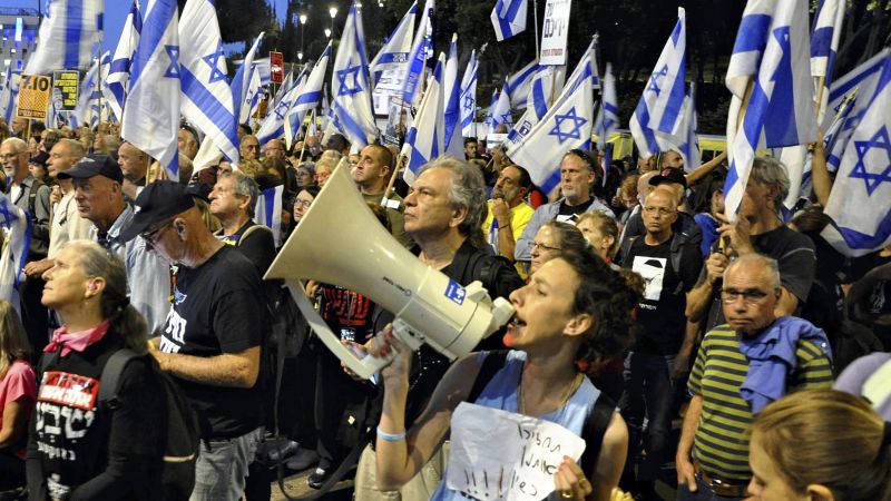 "Israel's Unrest: Protests Surge, Netanyahu Under Pressure"