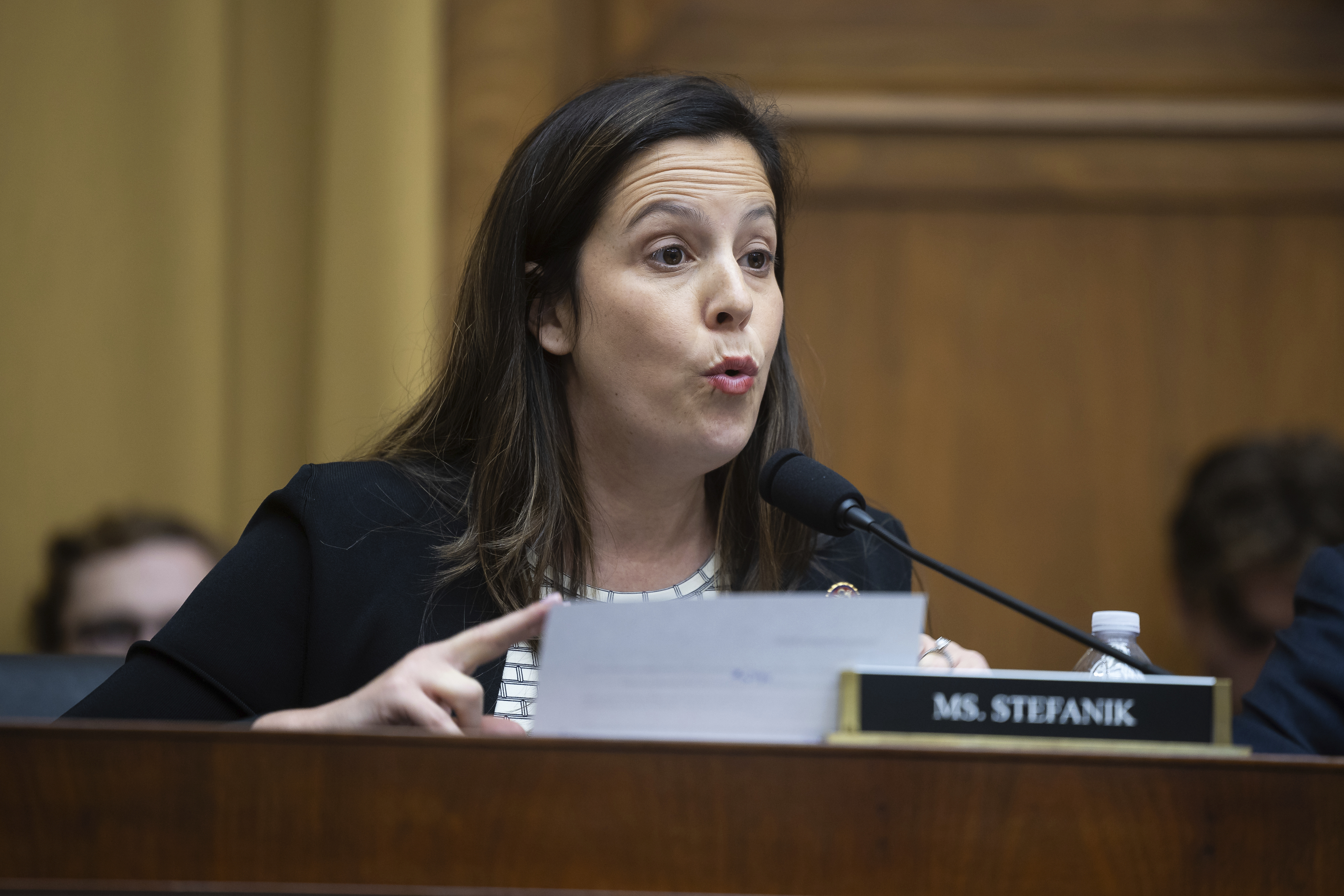 Featured image for "Elise Stefanik Refuses Election Result Commitment, Echoes Trump on Jan. 6 Detainees"