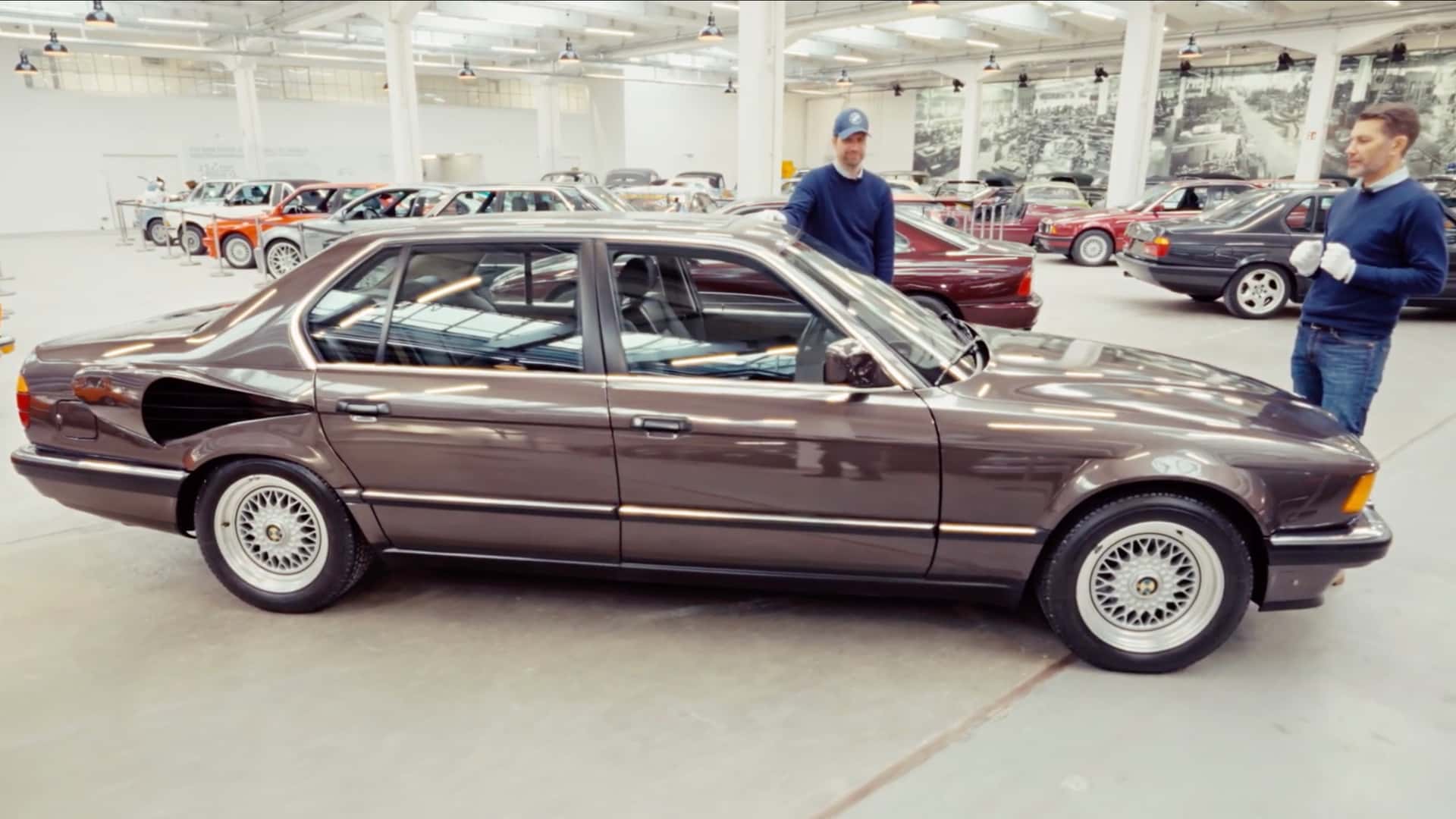 Featured image for Exploring Rare and Unusual BMW 7 Series Models, Including a V16 Prototype.