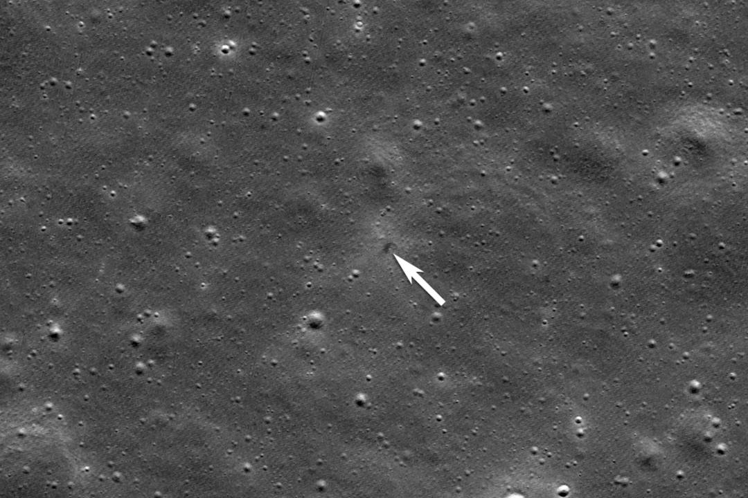 Featured image for NASA's Moon Orbiter Captures Crash Site of Japanese Lunar Lander