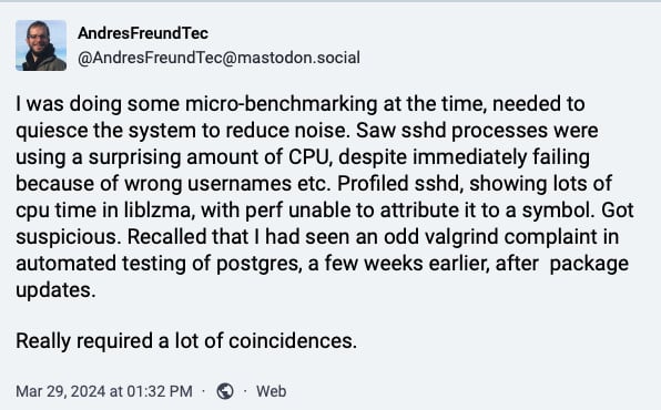 Featured image for "Unintentional Discovery: Linux Backdoor Threatens SSH Encryption"