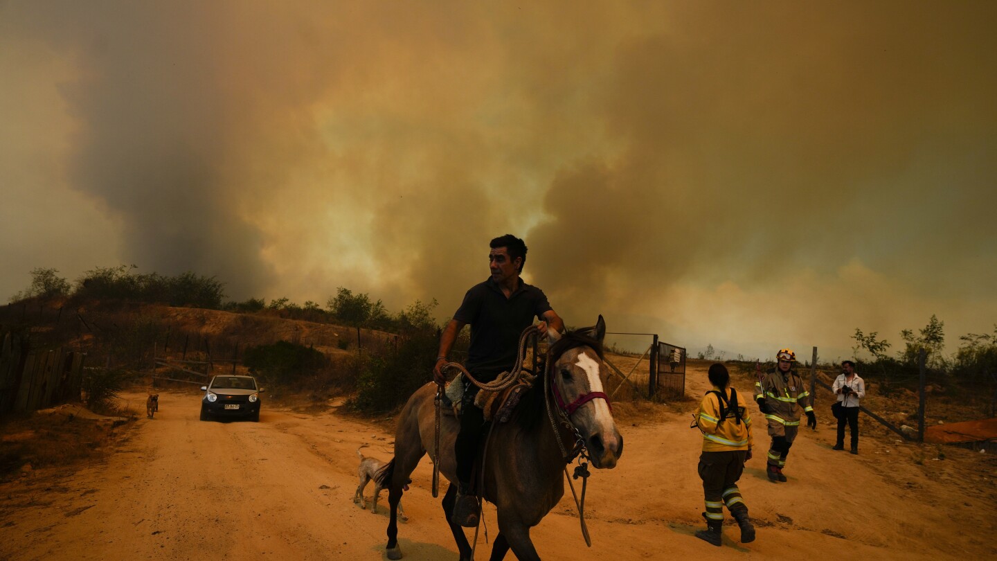Chile Firefighter Arrested for Starting Deadly Wildfires