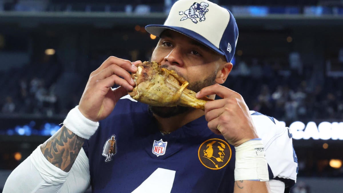 Featured image for "Dak Prescott's Thanksgiving Touchdown Celebration Steals the Show in Cowboys' Victory over Commanders"