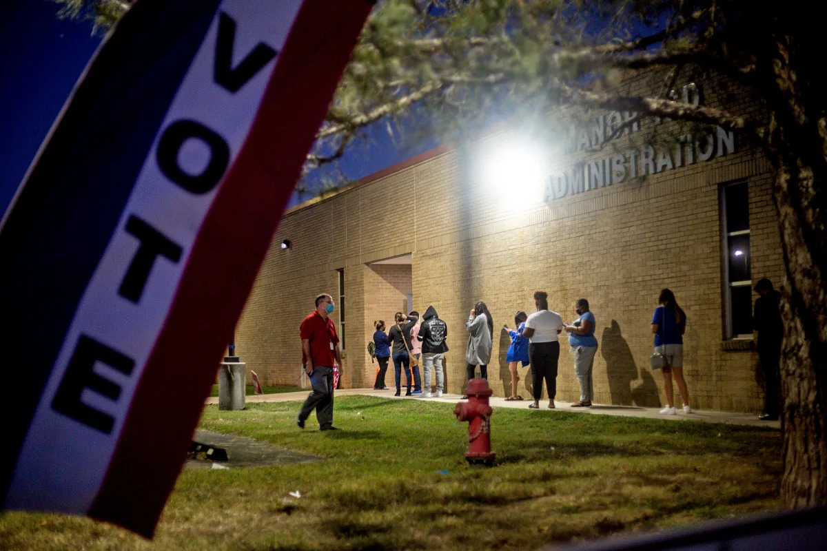 Texas GOP pushes bills to restrict voting access in Harris County.