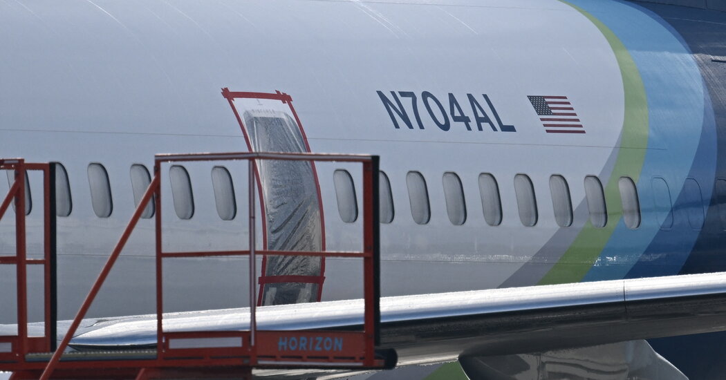 Featured image for "NTSB Report: Missing Bolts on Alaska Airlines 737 Door Plug Linked to Boeing Blowout"