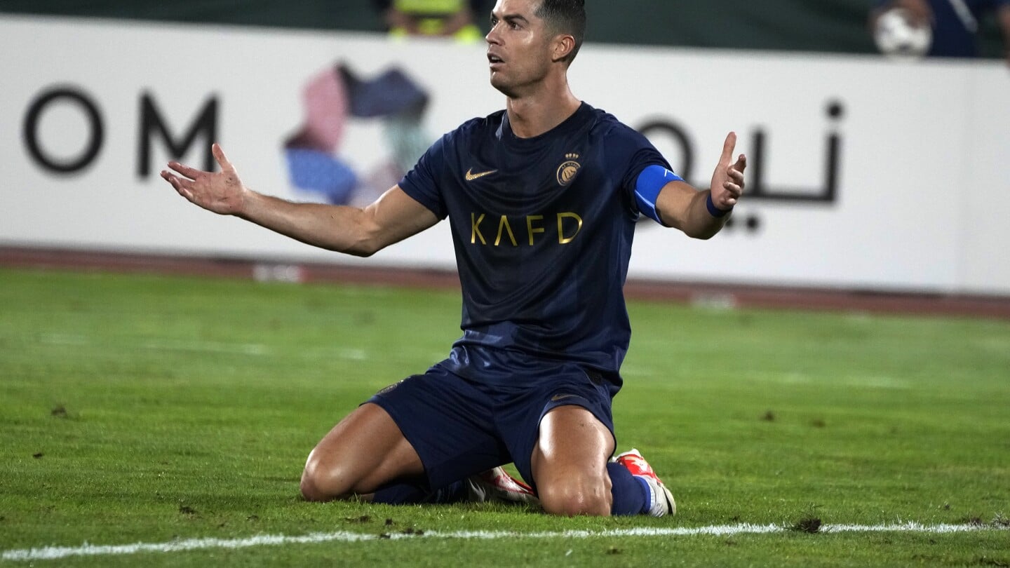 Featured image for "Cristiano Ronaldo Suspended for Alleged Offensive Gesture in Saudi League Game"