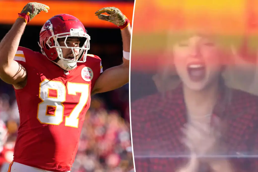 Taylor Swift Cheers as Travis Kelce Sets Chiefs Record in Win Over Broncos