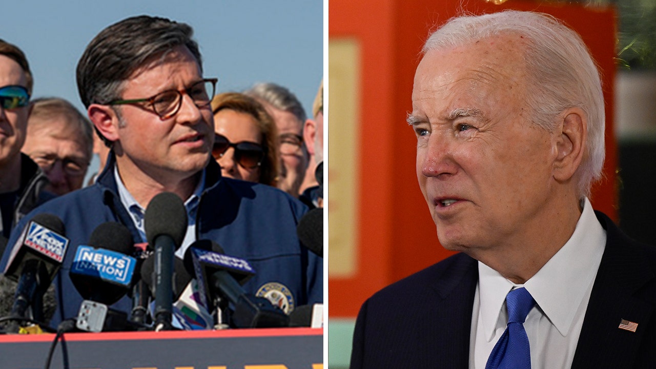 Featured image for "Speaker Johnson's Border Funding Feud with White House Escalates Amid Bipartisan Blame Game"