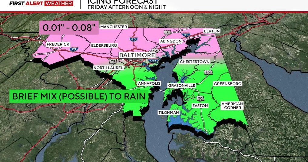 Featured image for Maryland and DC Prepare for Wintry Weather and Travel Disruptions Friday