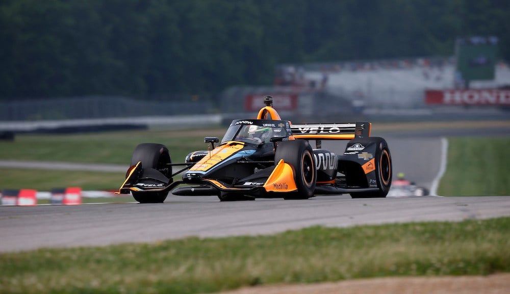 Featured image for O'Ward Dominates First Practice at Mid-Ohio, McLaren Shows Strong Performance