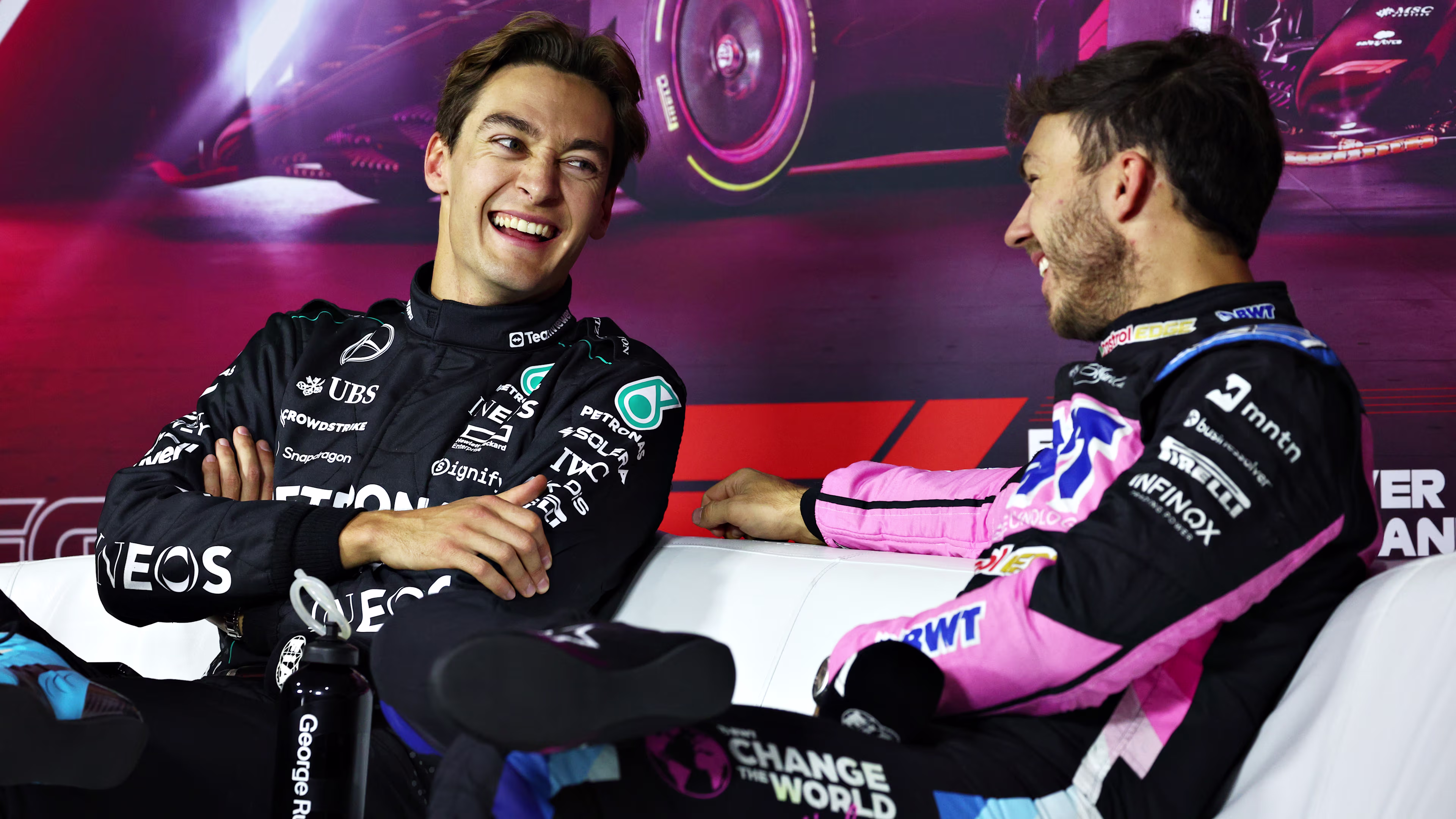 Mercedes Shines as Russell Secures Pole at Las Vegas GP