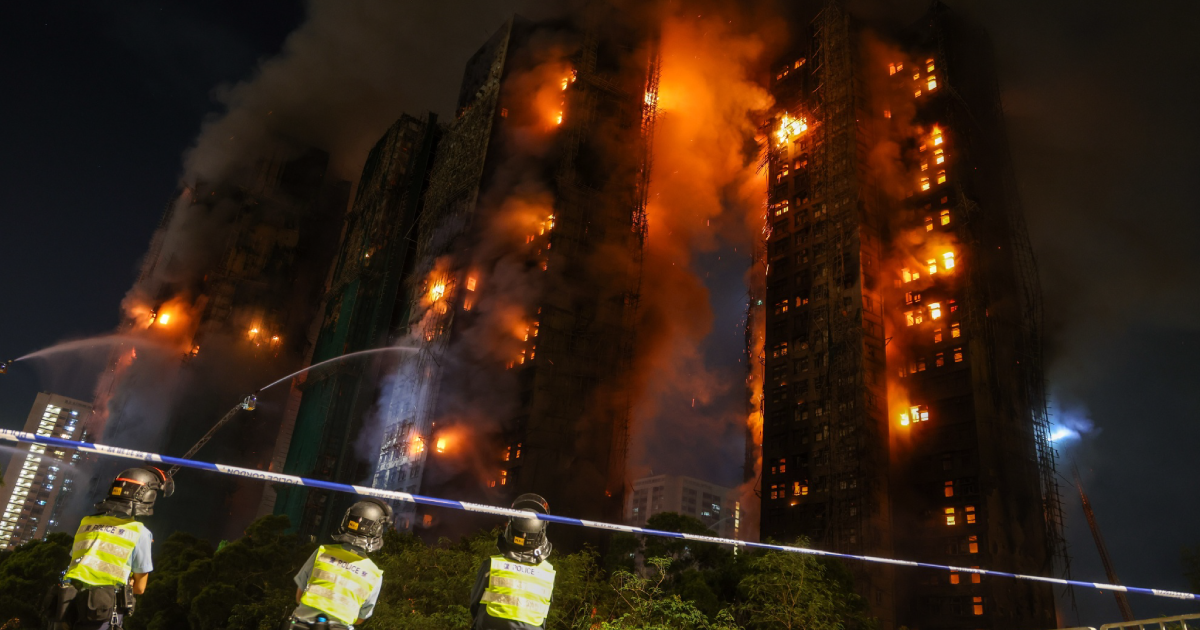 Featured image for Hong Kong Fire Sparks Outrage Over Safety Negligence and Government Response
