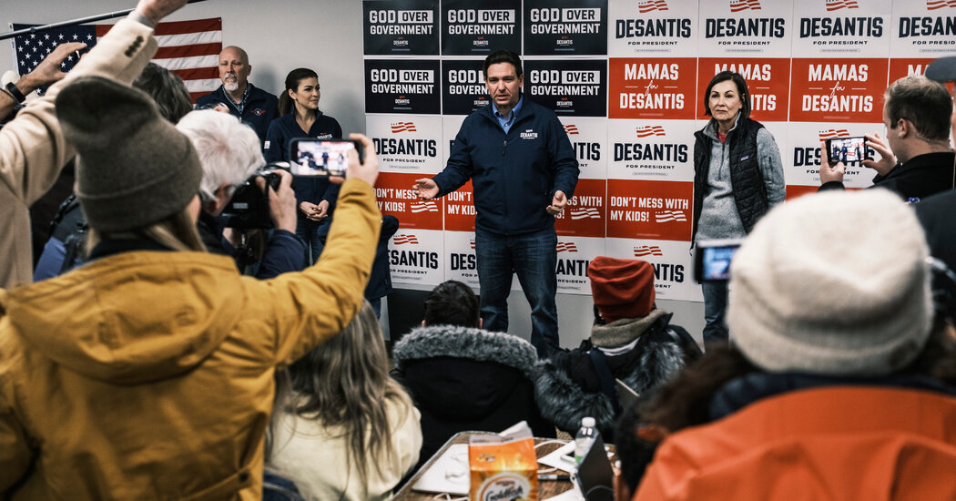 Featured image for "DeSantis and Haley Clash Escalates Amid Super PAC Labeling and Winter Storm Disruption"