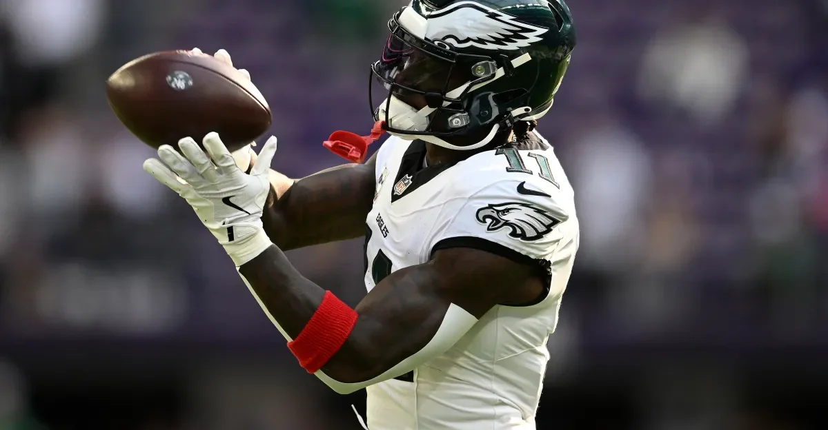 Eagles' A.J. Brown Misses Practice with Hamstring Injury