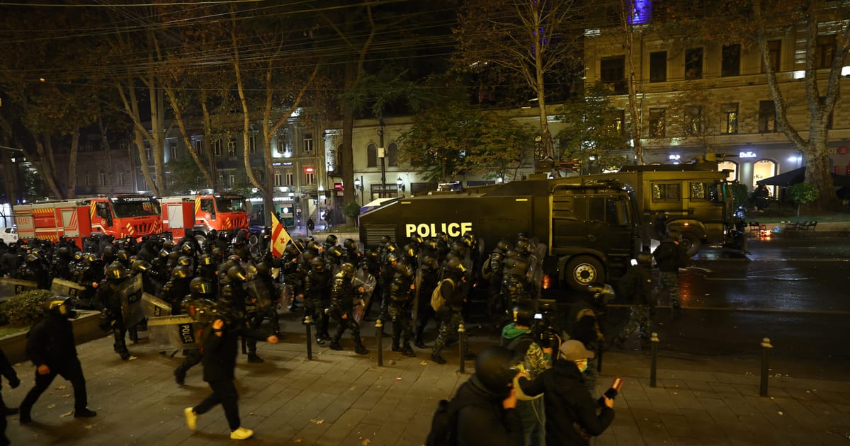 Georgia in Turmoil: Protests Erupt Over EU Bid Suspension and Political Tensions