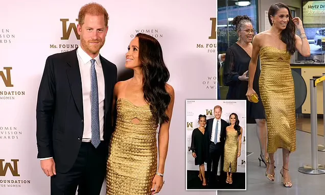 "Prince Harry and Meghan Markle Honor Women of Vision in NYC"