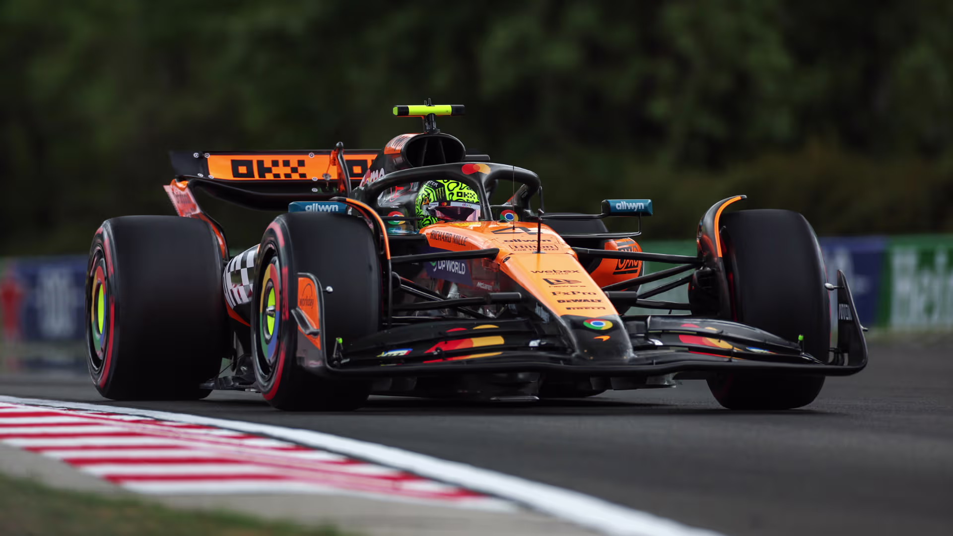 Featured image for Norris Leads FP1 at Hungarian GP as McLaren Dominates
